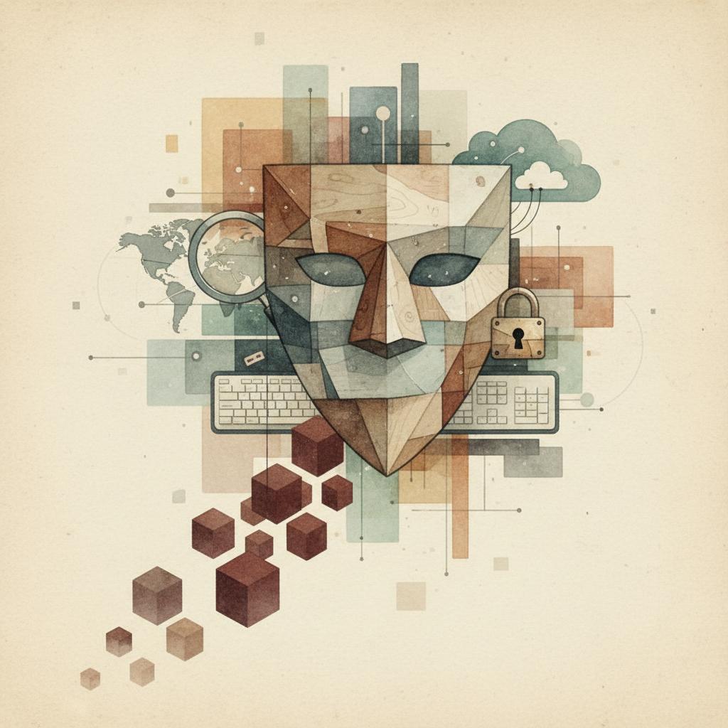 artistic representation of operational security in open source intelligence investigations